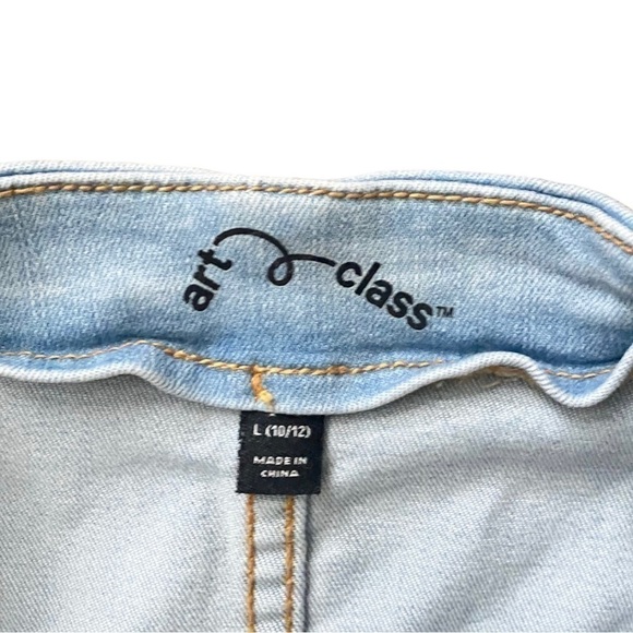 ART CLASS GIRLS DENIM SKIRT LIGHT WASH - Picture 2 of 3